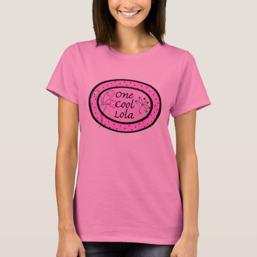 T-shirt Une Lola cool (Devant)