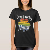 T-shirt Une Lucky Nana a rayé Irlandais C St Patrick's Day (Devant)