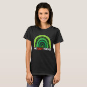 T-shirt Une Lucky Rainbow Teacher St Patricku2019s Day App (Devant entier)