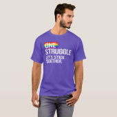 T-shirt Une lutte ensemble (Devant entier)