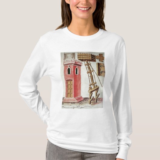 T-shirt Une machine pour les poids de levage (Devant)