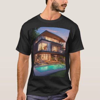 T-shirt une magnifique peinture numérique d'un luxueux (ba