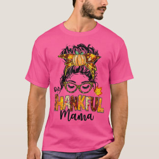T-shirt Une Mama Gentil Drôle Mâle Mâle Bun Automne Que