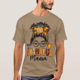 T-shirt Une Mama Gentil Drôle Mâle Mâle Bun Automne Que