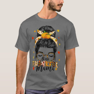 T-shirt Une Mama Gentil Drôle Mâle Mâle Bun Automne Que