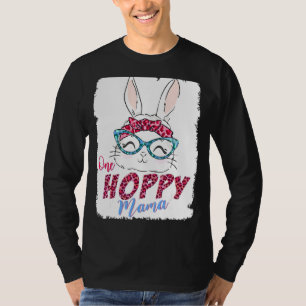 T-shirt Une Mama Mama mignonne Moulin Leopard lunettes Hea