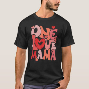 T-shirt Une maman aimée Valentine Mama Heart Happy Valenti