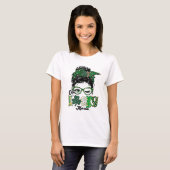 T-shirt Une maman chanceuse (Devant entier)