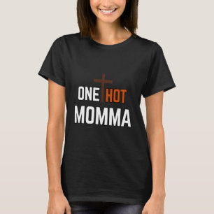 T-shirt Une maman chaude chemise de femme chrétienne