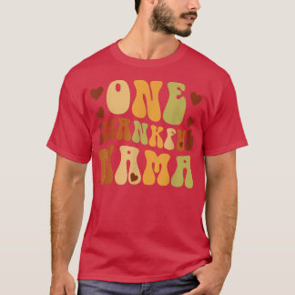 T-shirt Une maman Remerciante Maman Automne Happy Thanksgi