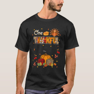 T-shirt Une Maman Remerciée Chute Thanksgiving Automne