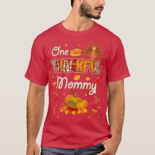 T-shirt Une Maman Remerciée La Chute Quitte L'Automne Mère