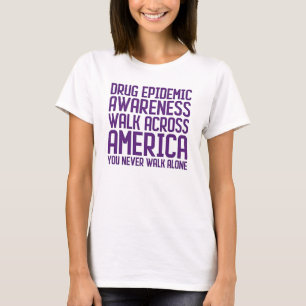 T-shirt Une marche de sensibilisation à l'épidémie de d