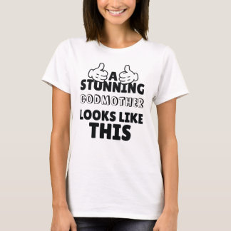 T-shirt Une marraine étonnante ressemble à ce cadeau drôle
