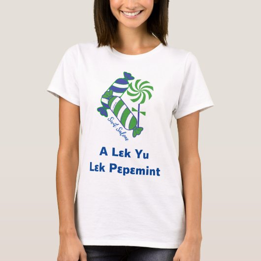 T-shirt Une menthe Lek Yu Lek (Devant)