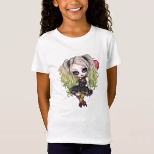 T-Shirt Une mignonne fille Halloween collection de design 