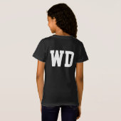 T-Shirt Une militante de l'aile blanche et blanche pour le (Dos entier)