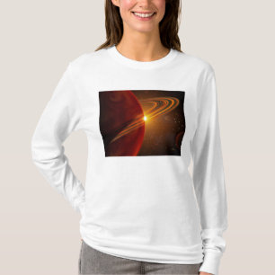 T-shirt Une mise sur orbite géante de planète soleil-com