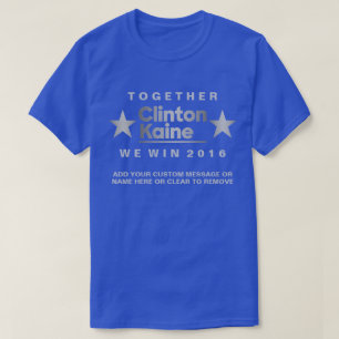 T-shirt Une mode politique unique de Clinton Kaine 2016