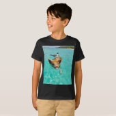 T-shirt Une mouette et un porc (Devant entier)