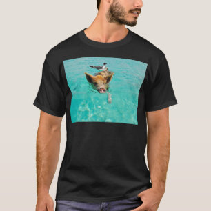 T-shirt Une mouette et un porc