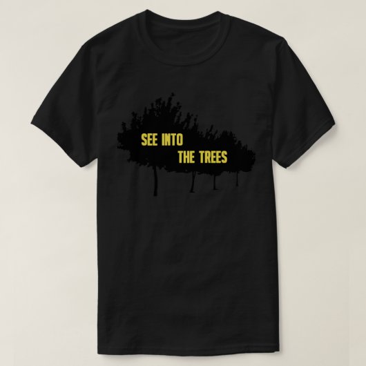 T-shirt Une moutarde de forêt (Design devant)