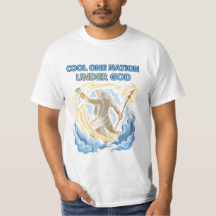 T-shirt Une nation cool sous Dieu