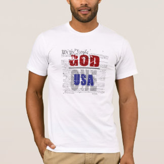 T-shirt Une nation sous Dieu