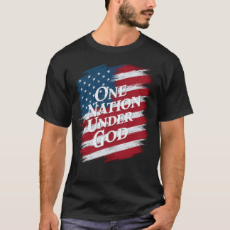 T-shirt Une nation sous Dieu, Fête de l'Indépendance, État