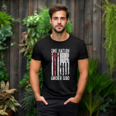 T-shirt Une nation sous Dieu hommes