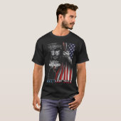 T-shirt Une nation sous Dieu Trump 2024 Dieu drapeau améri (Devant entier)