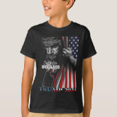 T-shirt Une nation sous Dieu Trump 2024 Dieu drapeau améri (Devant)