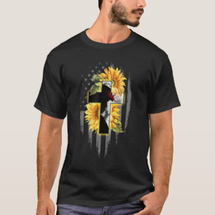 T-shirt Une nation sous la coupe de dieu Sunflower America