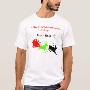 T-shirt Une nuit de chants et chants de Noël Hakunamatata