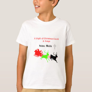T-shirt Une nuit de chants et chants de Noël Hakunamatata