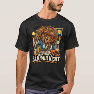T-shirt Une Nuit de Cheveux Mauvais Drôle Loup-Garou Hallo