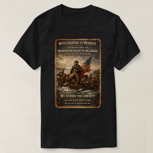 T-shirt une nuit froide (Design devant)