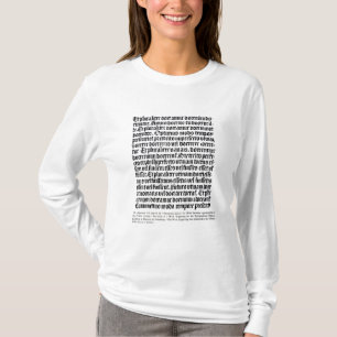 T-shirt Une page du 'Grammaire Latine