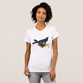 T-shirt Une paire de Grackles Bateau-Coupé la queue (Devant entier)