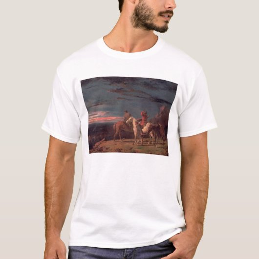 T-shirt Une partie des explorateurs, 1851 (huile sur la (Devant)