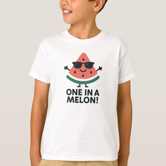 T-shirt Une pastèque cool graphique Une dans une pastèque (Devant)
