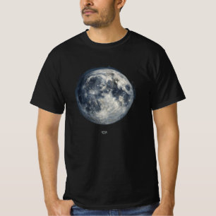 T-shirt Une peinture de la lune dans l'espace