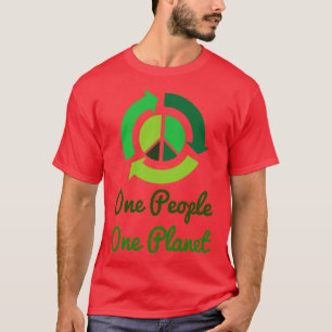 T-shirt Une personne Une planète Environnement T