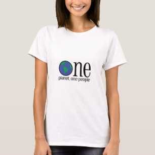 T-SHIRT UNE PERSONNES DE LA PLANÈTE UNE