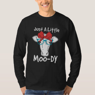 T-shirt Une Petite vache Grumpy Moody Drôle Animal Cow