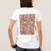 T-shirt Une pièce d'art moderne et vibrante, avec des pein (Dos)