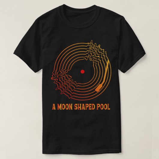 T-SHIRT UNE PISCINE EN FORME DE LUNE RADIOHEAD 4 (Design devant)