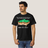 T-shirt Une Plaque Tectonique S'Est Enroulée Dans Une Autr (Devant entier)