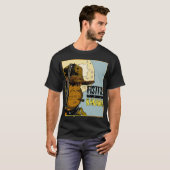 T-shirt Une poignée de bananes - Monkey Clint (le nero (Devant entier)