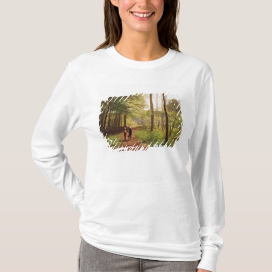 T-shirt Une promenade dans la forêt (Devant)